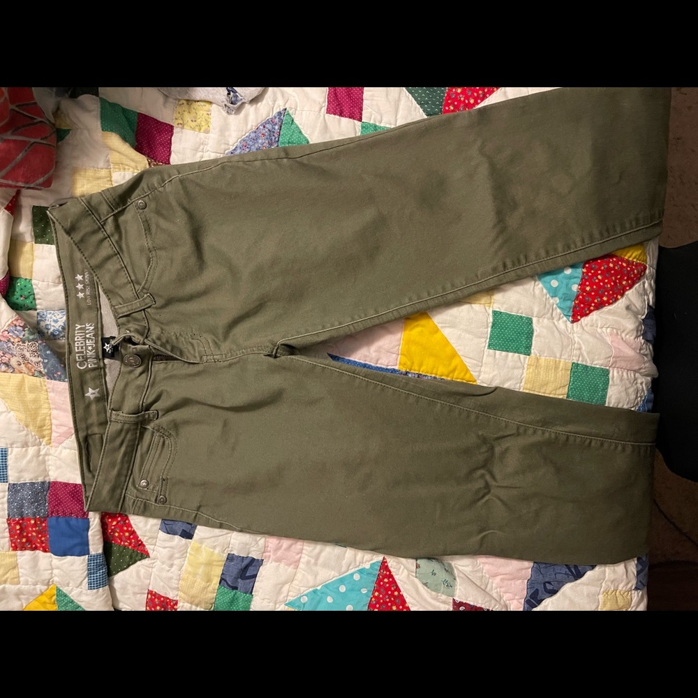 Green jeans